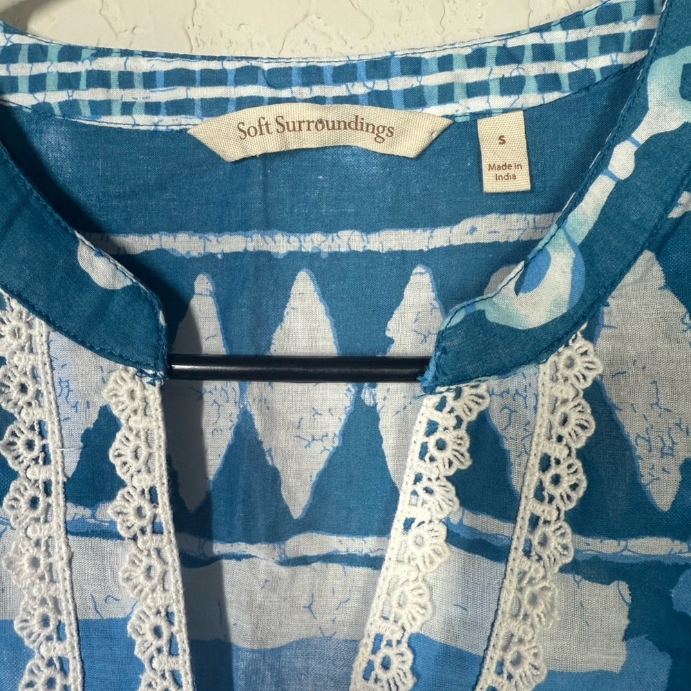 NWOT Soft Surroundings Lusi Tunic Top Size Small - Picture 4 of 6